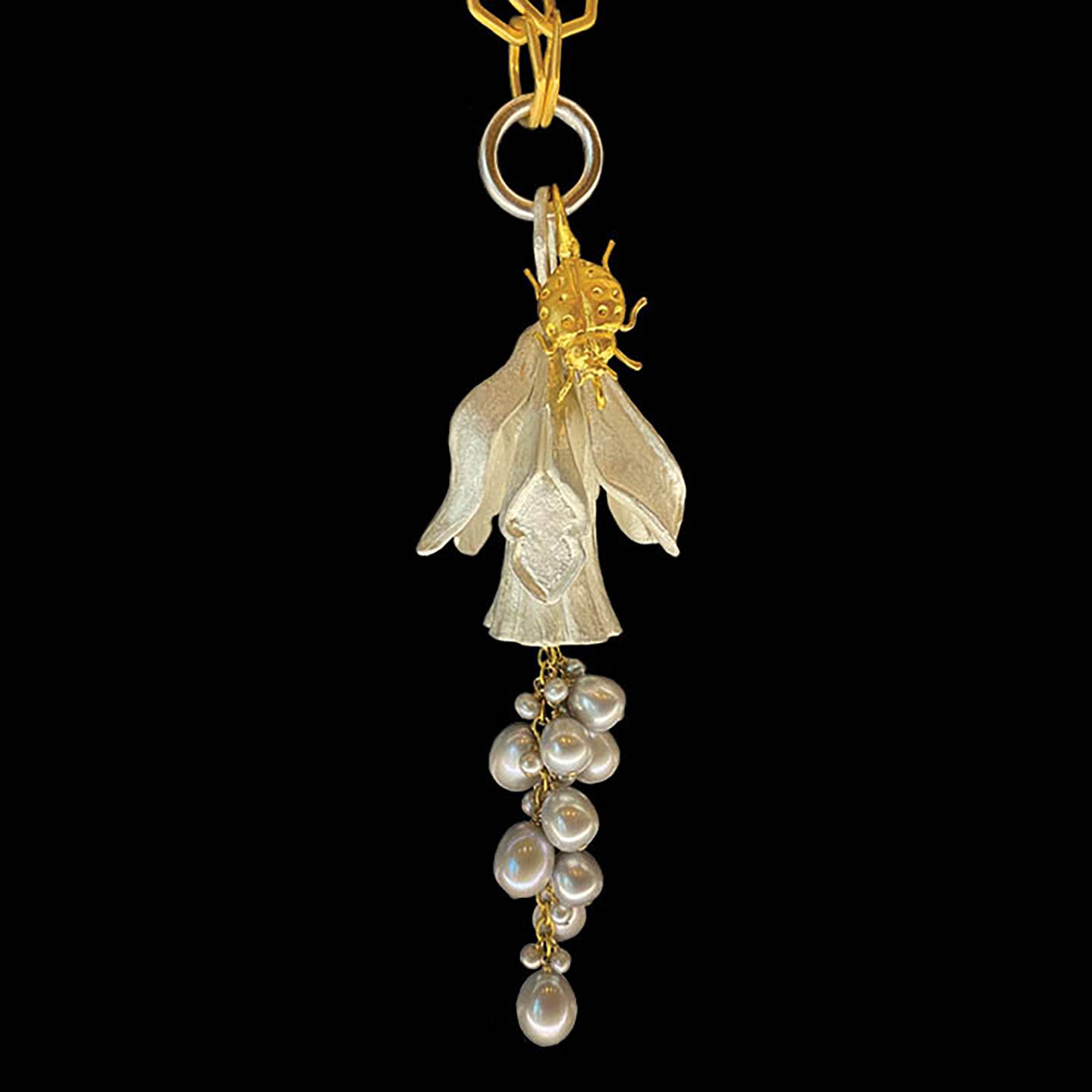 Drop Combination Daffodil Tassell Drop Ladybug