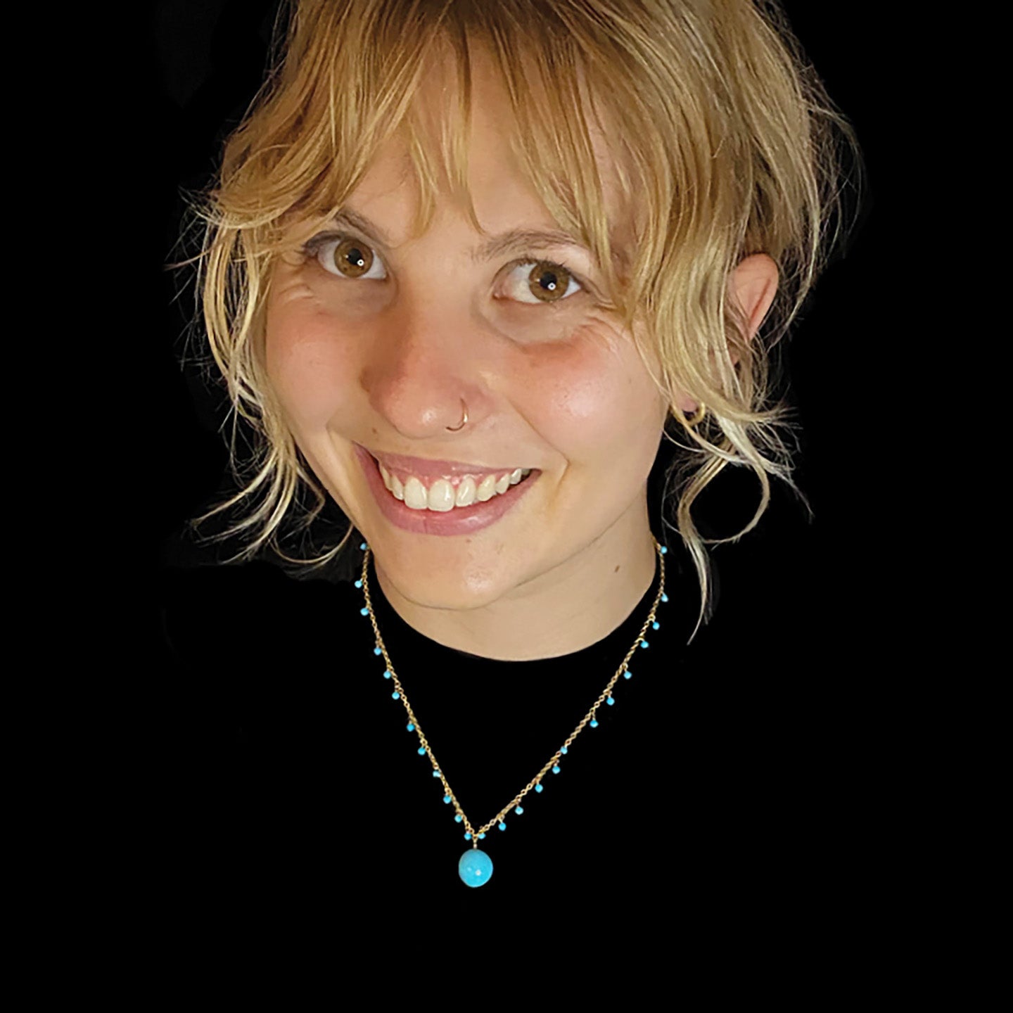 Layered Dellicate choker, Scattered Opera Necklace and Turquoise Hoops